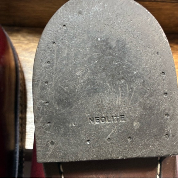 GH Bass & Co. Tailored Vintage Keltie Loafer Oxblood Leather Mens 11C - Picture 8 of 10